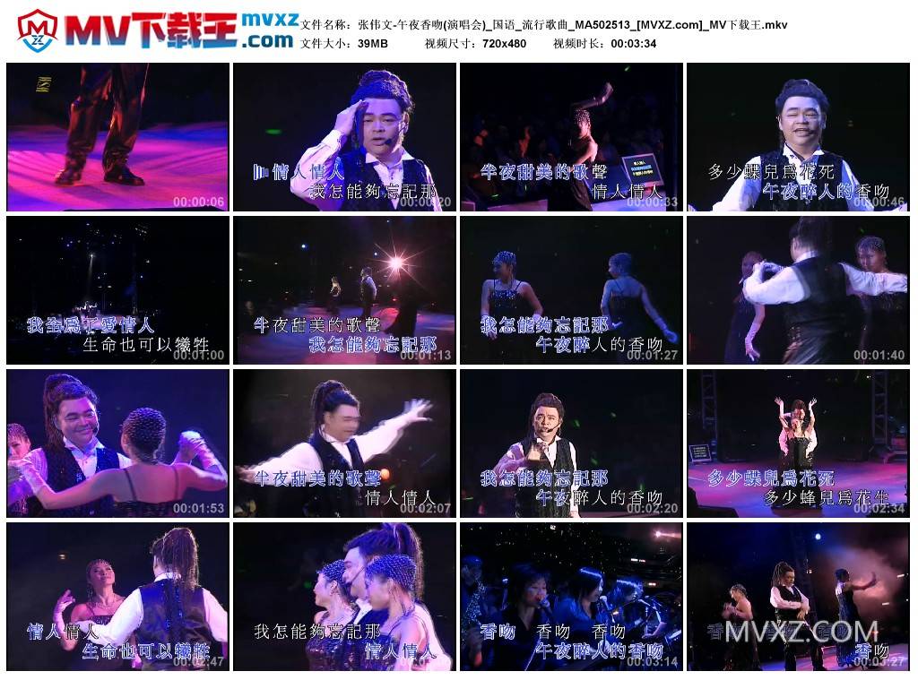 张伟文-午夜香吻(演唱会)_国语_流行歌曲_MA502513